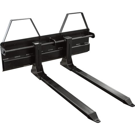 skid steer attachment extra wide fork lift|fork attachments for skid steer.